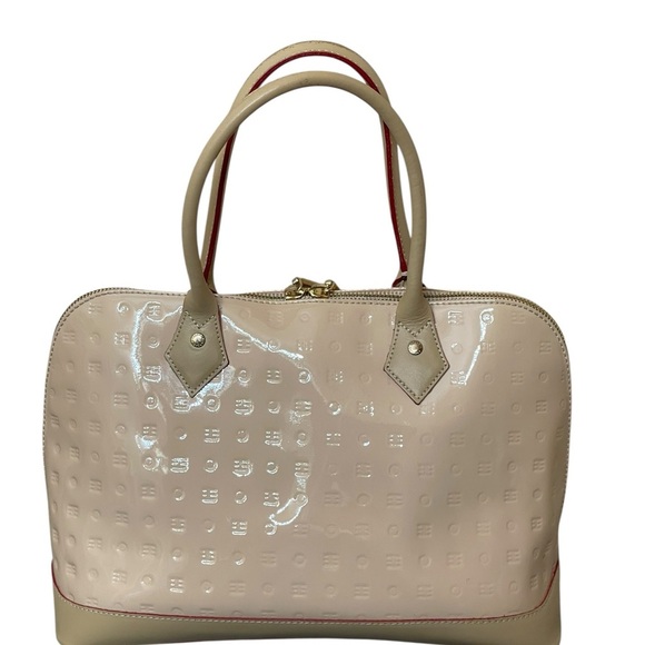 Arcadia Hand beige/ red Italian Bag size OS - Picture 6 of 16
